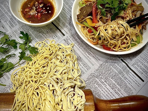 Sợi mì thơm ngon